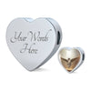 Norwegian Forest Cat Print Heart Charm Leather Bracelet-Free Shipping - Deruj.com