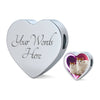 Turkish Van Cat Print Heart Charm Leather Woven Bracelet-Free Shipping - Deruj.com