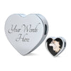 Siberian Husky Dog 3D Print Heart Charm Leather Woven Bracelet-Free Shipping - Deruj.com