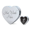 Amazing Great Dane Dog Print Heart Charm Steel Bracelet-Free Shipping - Deruj.com