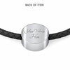 Paws Art Print Circle Charm Leather Bracelet-Free Shipping - Deruj.com