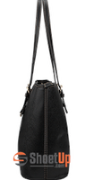 My Gun- Large Leather Tote Bag- Free Shipping - Deruj.com
