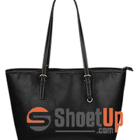 Don't Give Up- Large Leather Tote Bag- Free Shipping - Deruj.com