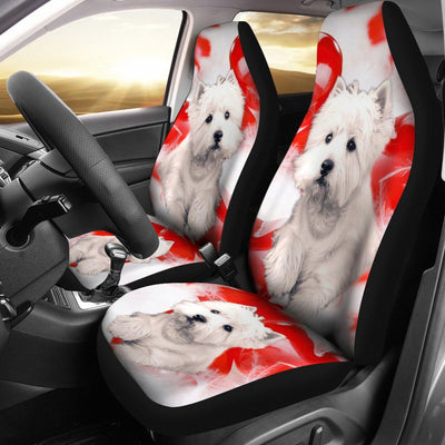 West Highland White Terrier Dog Print Car Seat Covers- Free Shipping - Deruj.com