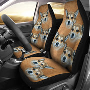 Cute Norwegian Lundehund Print Car Seat Covers-Free Shipping - Deruj.com