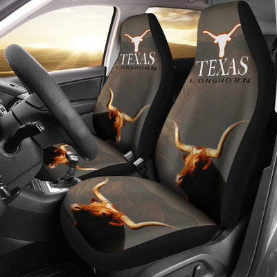 Texas Longhorn Cattle (Cow) Print Car Seat Covers-Free Shipping - Deruj.com
