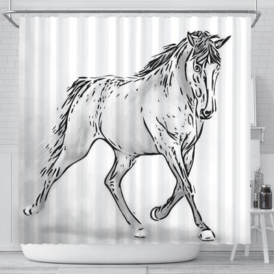 Amazing Tennessee Walking Horse Print Shower Curtain-Free Shipping - Deruj.com