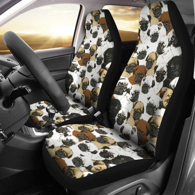 Pug Patterns Print Car Seat Covers-Free Shipping - Deruj.com