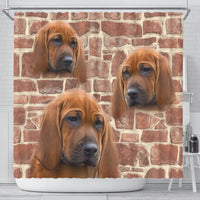 Redbone Coonhound Print Shower Curtains-Free Shipping - Deruj.com