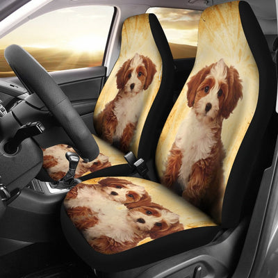 Cute Cavapoo Dog Print Car Seat Covers- Free Shipping - Deruj.com