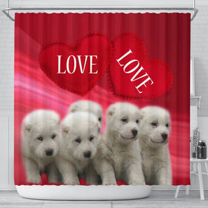 Central Asian Shepherd Dog Print Shower Curtain-Free Shipping - Deruj.com