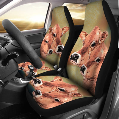 Jersey Cattle (Cow) Print Car Seat Cover-Free Shipping - Deruj.com