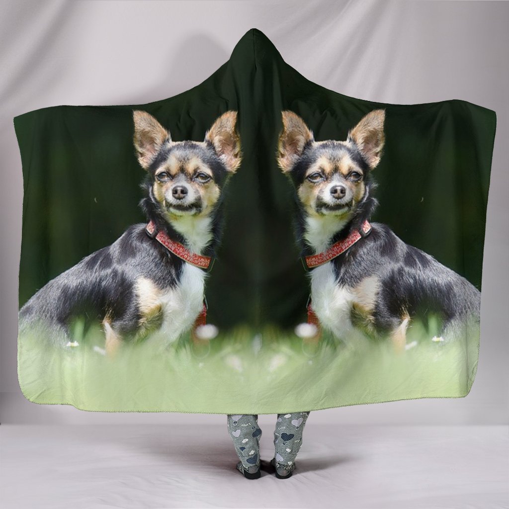 Lovely Chihuahua Dog Print Hooded Blanket-Free Shipping - Deruj.com