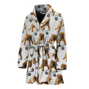 Cute Shar Pei Dog Print Women's Bath Robe-Free Shipping - Deruj.com