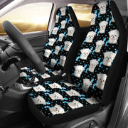 Maltese Dog Pattern Print Car Seat Covers-Free Shipping - Deruj.com