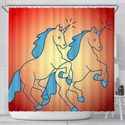 Unicorn Star Print Shower Curtain-Free Shipping - Deruj.com