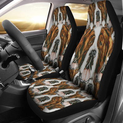 Saint Bernard Dog Patterns Print Car Seat Covers-Free Shipping - Deruj.com