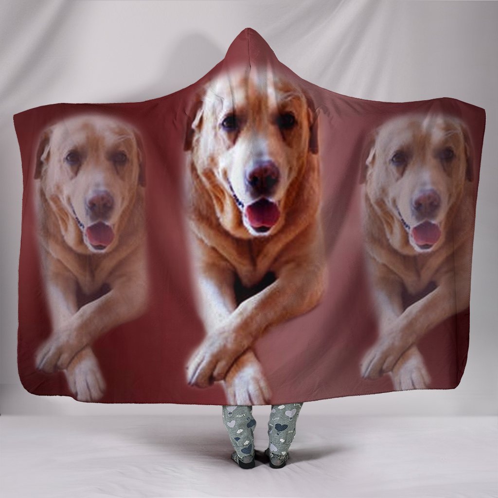 Labrador Dog Print Hooded Blanket-Free Shipping - Deruj.com