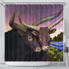 Ankole Watusi Cattle (Cow) Print Shower Curtains-Free Shipping - Deruj.com