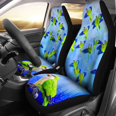 Monk Parakeet (Quaker) Parrot Print Car Seat Covers-Free Shipping - Deruj.com