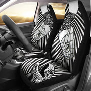 Black & White Snake Print Car Seat Covers-Free Shipping - Deruj.com