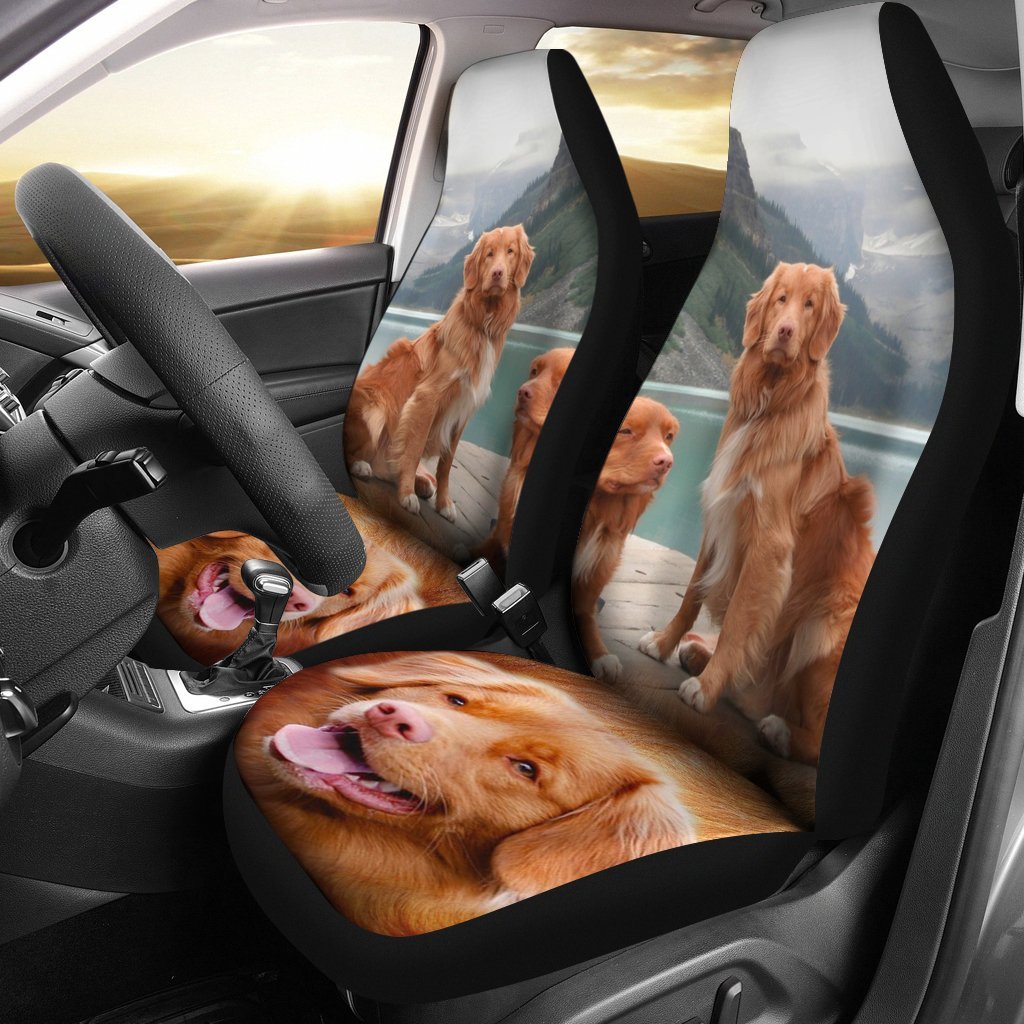 Nova Scotia Duck Tolling Retriever Dog Print Car Seat Covers-Free Shipping - Deruj.com