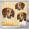 Cute American Foxhound Print Shower Curtains-Free Shipping - Deruj.com