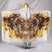 Caveliar King Charles Spaniel Dog Art Print Hooded Blanket-Free Shipping - Deruj.com