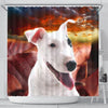 Amazing Bull Terrier Print Shower Curtains-Free Shipping - Deruj.com