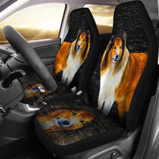 Rough Collie Dog Print Car Seat Covers-Free Shipping - Deruj.com