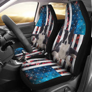 Border Collie Floral Print Car Seat Covers-Free Shipping - Deruj.com