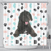 Spanish Water Dog Print Shower Curtain-Free Shipping - Deruj.com