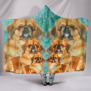 Cute Pekingese Dog Print Hooded Blanket-Free Shipping - Deruj.com