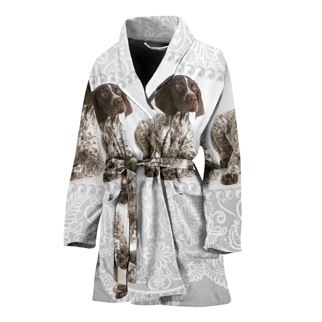 Amazing English Springer Spaniel Dog Print Women's Bath Robe-Free Shipping - Deruj.com