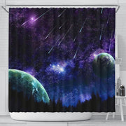 Outer Space Print Shower Curtains-Free Shipping - Deruj.com