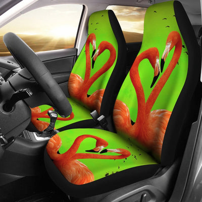 Flamingo Bird Heart Print Car Seat Covers-Free Shipping - Deruj.com