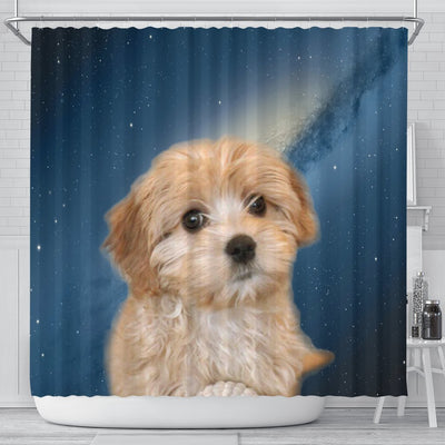 Cavapoo Puppy Print Shower Curtains-Free Shipping - Deruj.com