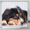 Australian Shepherd Dog Print Shower Curtains-Free Shipping - Deruj.com