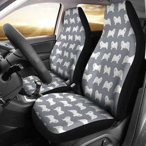 Samoyed Dog Pattern Print Car Seat Covers-Free Shipping - Deruj.com