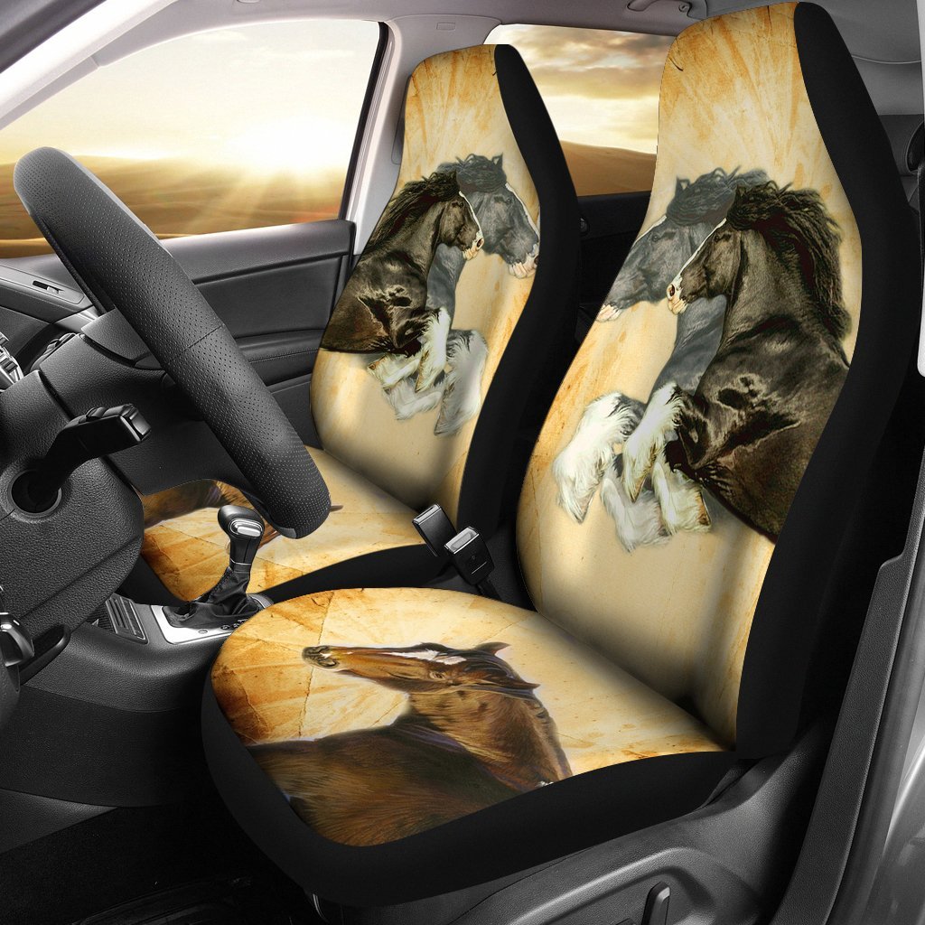 Shire Horse Print Car Seat Covers - Free Shipping - Deruj.com