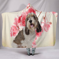 Petit Basset Griffon Vendeen Print Hooded Blanket-Free Shipping - Deruj.com