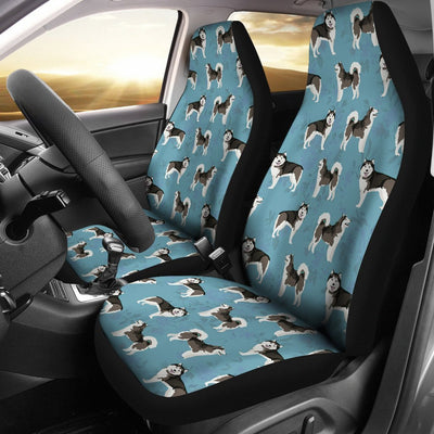 Alaskan Malamute Dog In Lots Print Car Seat Covers-Free Shipping - Deruj.com