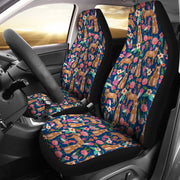 Australian Cattle Dog Floral Print Car Seat Covers-Free Shipping - Deruj.com