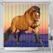 Belgian horse Print Shower Curtain-Free Shipping - Deruj.com