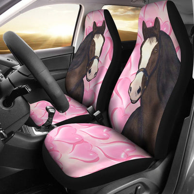 Clydesdale horse Love Print Car Seat Covers- Free Shipping - Deruj.com