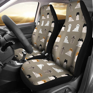 Pekingese Dog In Lots Print Car Seat Covers-Free Shipping - Deruj.com