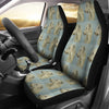 Irish Wolfhound Dog Patterns Print Car Seat Covers-Free Shipping - Deruj.com