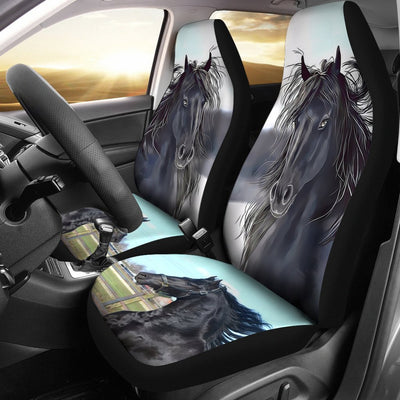 Friesian Horse Print Car Seat Covers-Free Shipping - Deruj.com