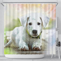 Labrador Puppy Art Print Shower Curtains-Free Shipping - Deruj.com