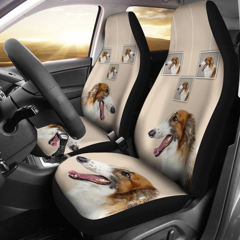 Borzoi Dog Print Car Seat Covers-Free Shipping - Deruj.com